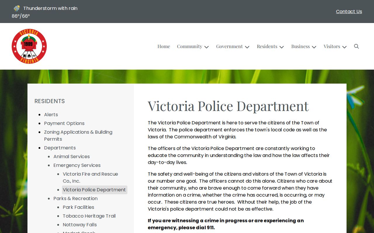 Victoria warrant records source showing Victoria Police mission and public contact